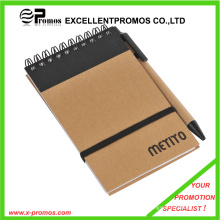 Cheap Custom Promotional Recycled Notebook with Pen (EP-N1083)